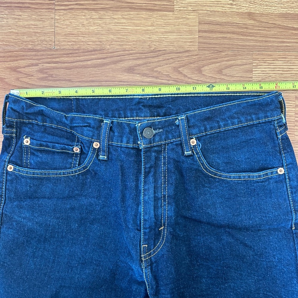 Men’s Levi’s 505 Straight Leg Blue Jeans 32x31 EUC - Picture 10 of 11
